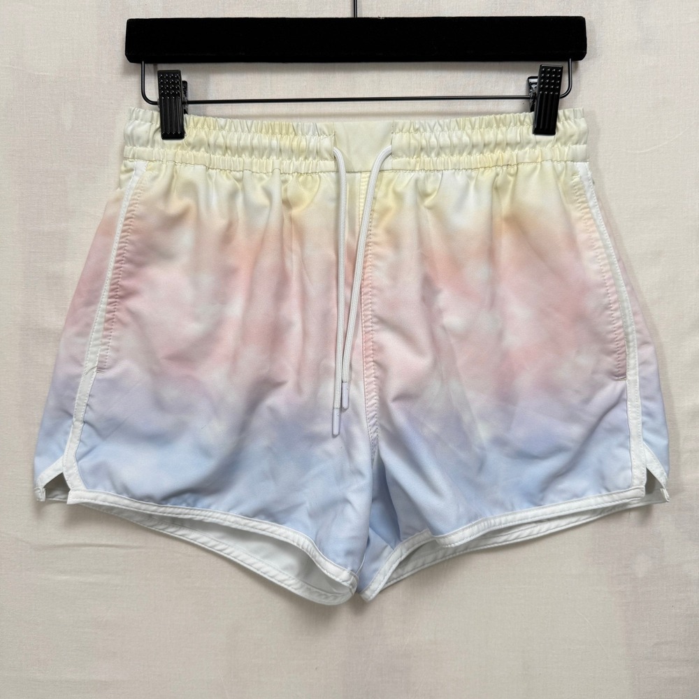 Abercrombie & Fitch Swim Shorts Mens XS Multicolor Tie Dye Trevor Project Pastel